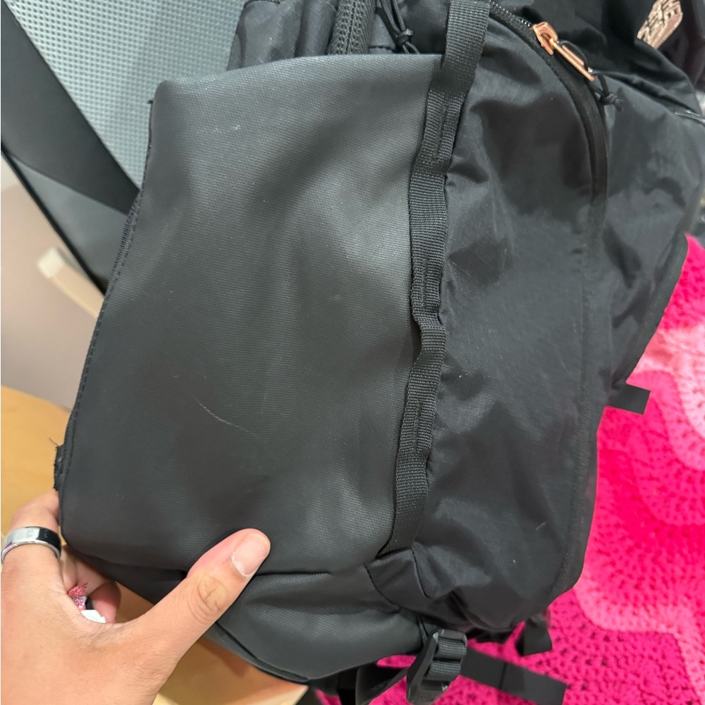 The North Face women’s Surge Luxe Black and rose gold Backpack - - Picture 9 of 12